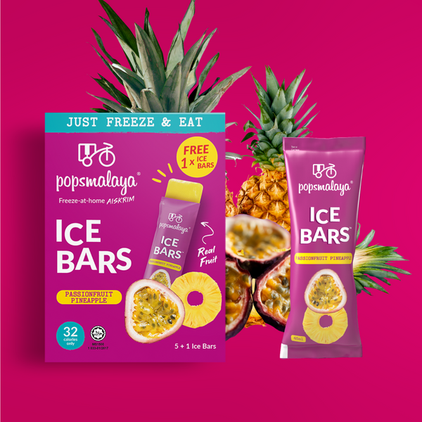 Popsmalaya Ice Bars: Tangy Tropical Bliss in Passionfruit Pineapple Fusion!