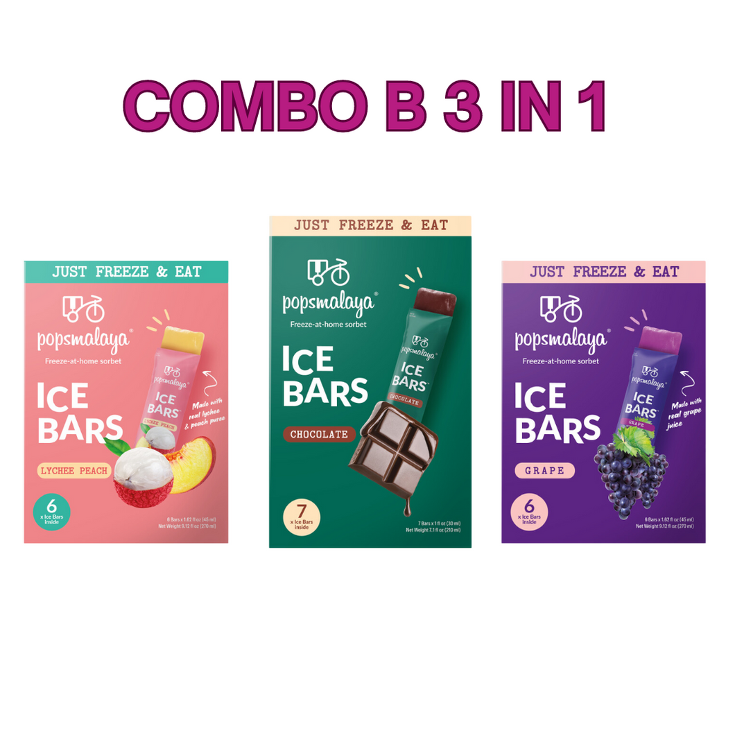 ICE BARS COMBO B - 3 IN 1