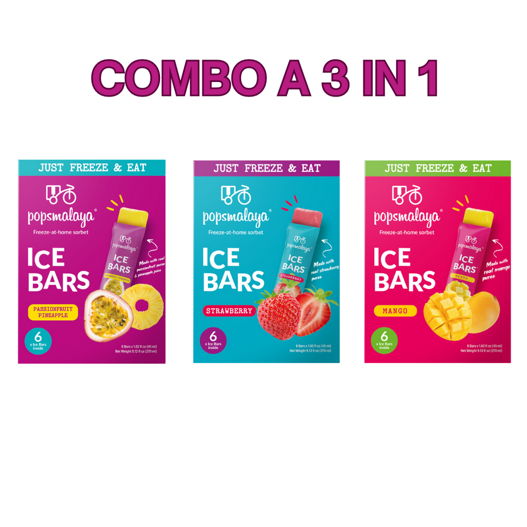 ICE BARS COMBO A - 3 IN 1