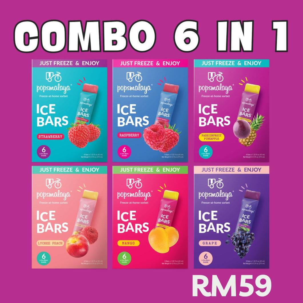 ICE BARS COMBO - 6 IN 1